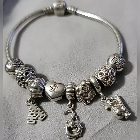 Pandora Jewelry Pandora Bracelet With Charms Poshmark